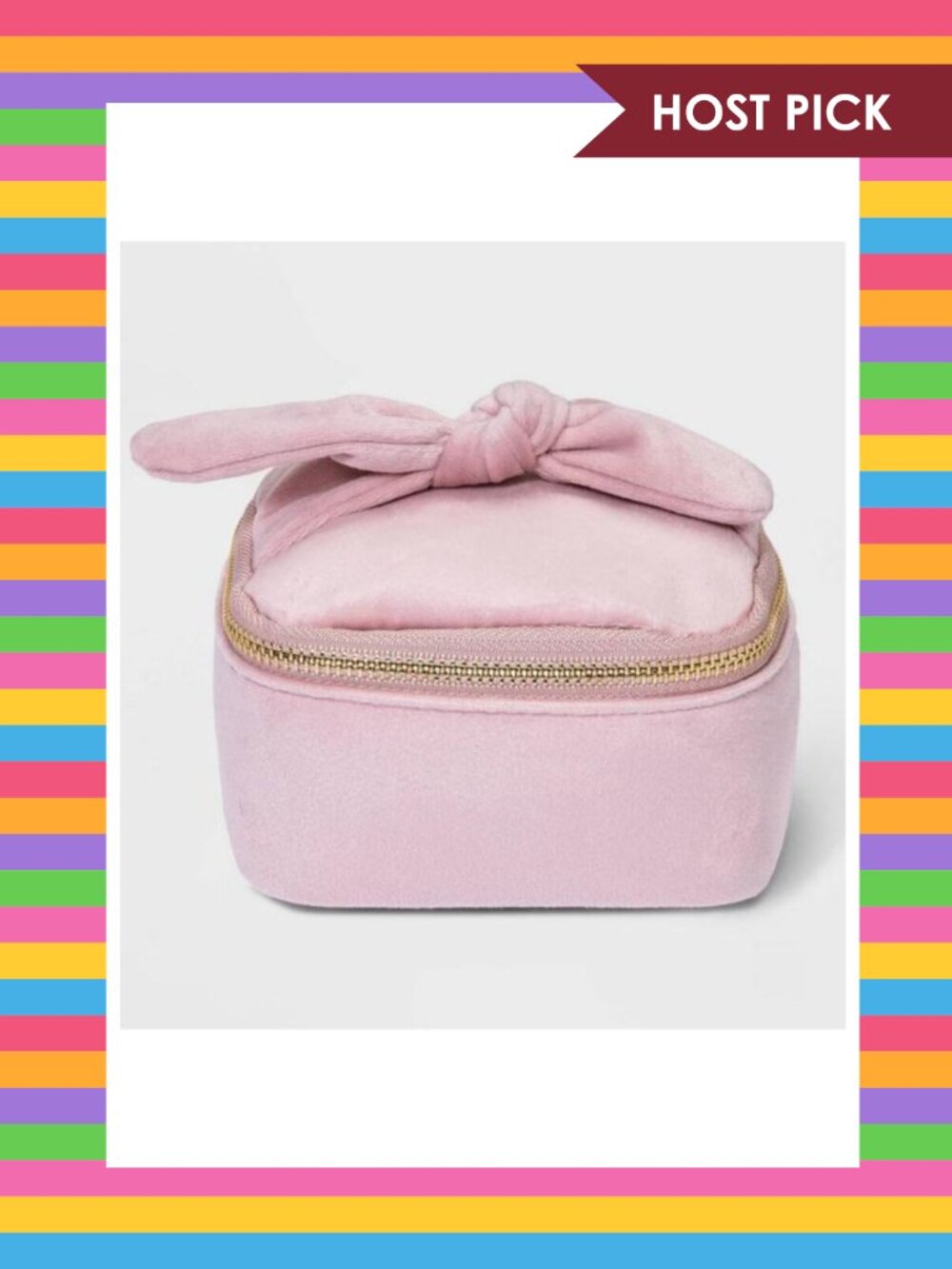 A New Day Soft Velvet Jewelry Organizer Case (NWT)